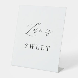 Love Is Sweet Wedding Favour Sign