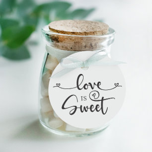 Love is Sweet Wedding Favour Tags