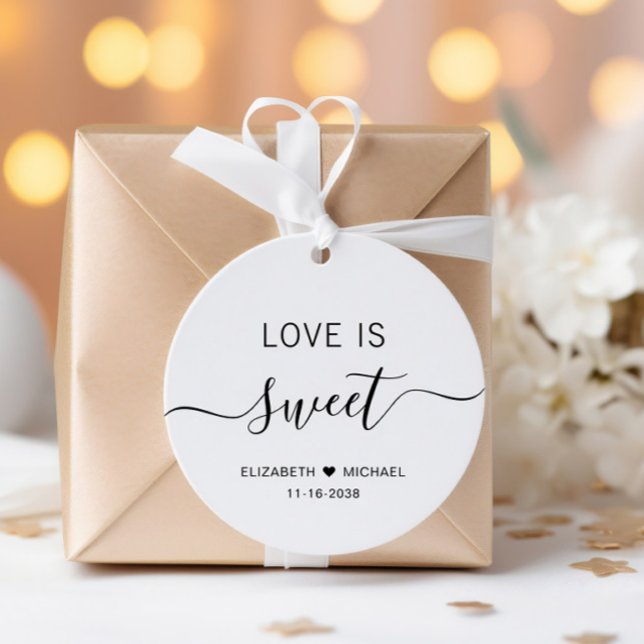Love Is Sweet Wedding Favour Tags (Creator Uploaded)