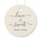 Love is Sweet Wedding Gift Tag, Favour Tag