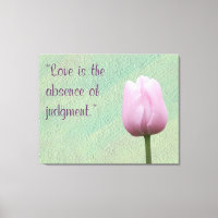 Love is the Absence of Judgement