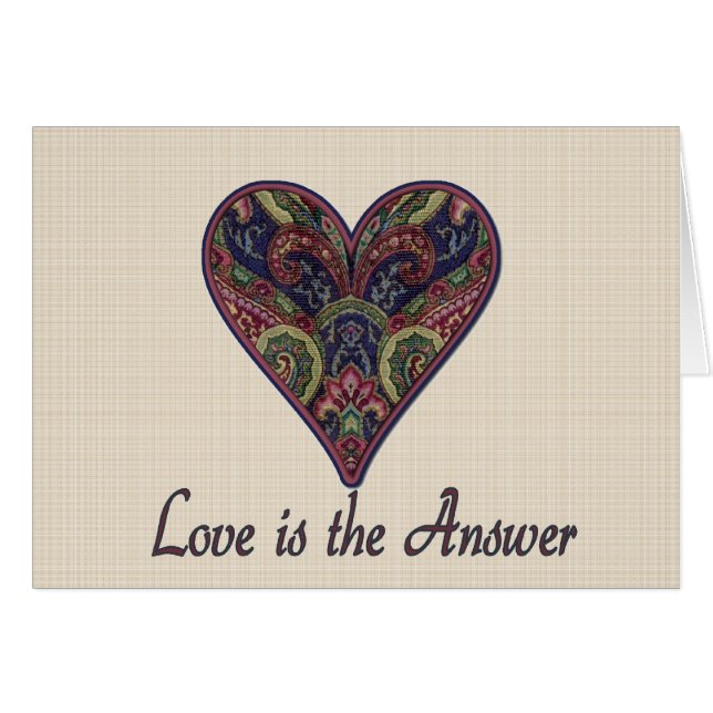 LOVE is the Answer (Front Horizontal)