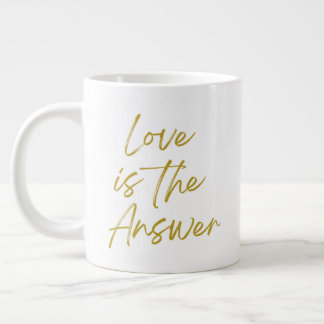 Love is the Answer 20 oz Jumbo Mug