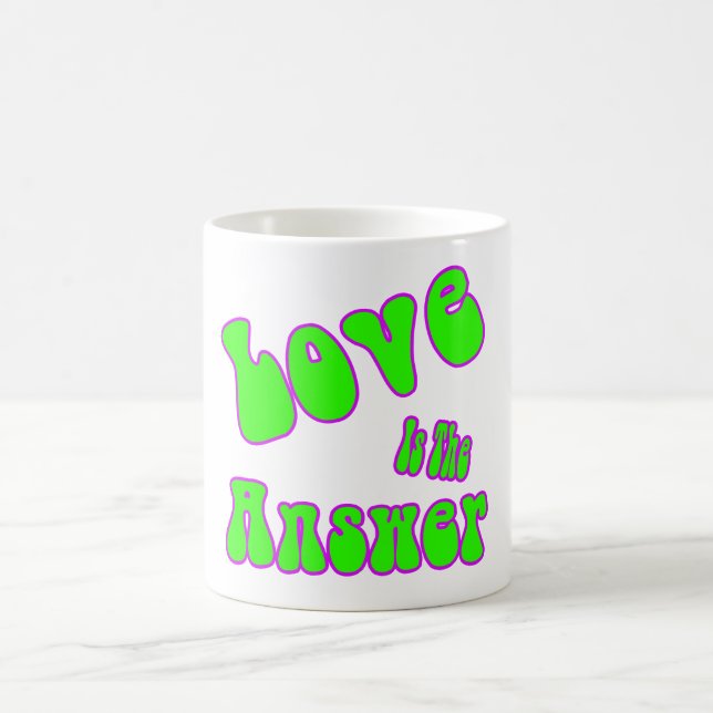 Love Is The Answer Coffee Mug (Center)