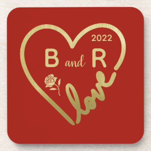 Love IS the Answer for Valentine’s Day      Coaster