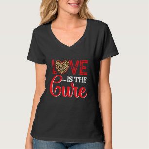 Love Is The Cure Cute Love Heart T-Shirt