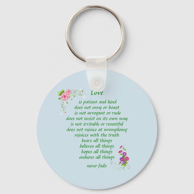 Love is The Greatest - Key Ring (Front)