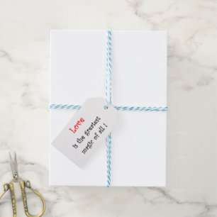 Love is the Greatest Magic of All Gift Tags