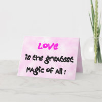 Love is the greatest Magic of all !