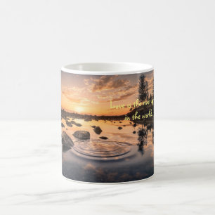 Love is the river of life in the world Mug