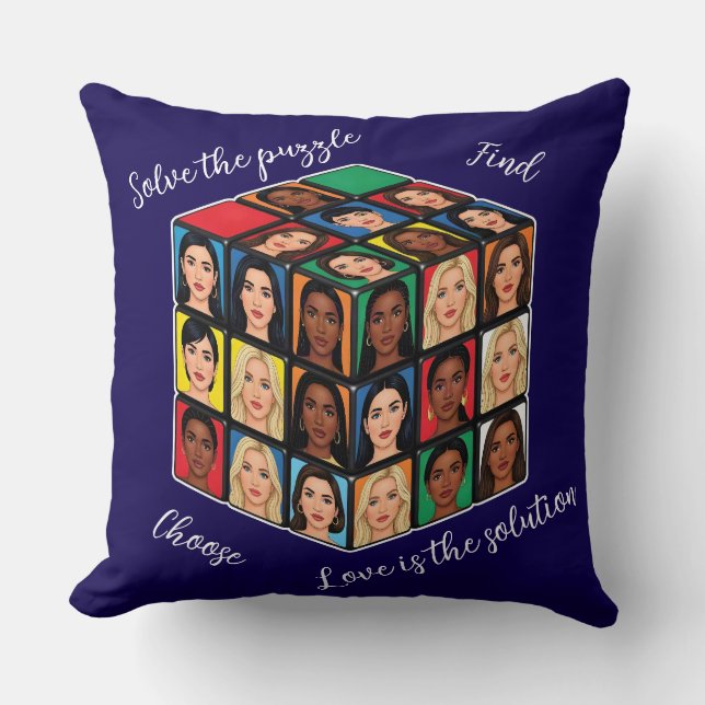 Love is the solution cushion (Front)