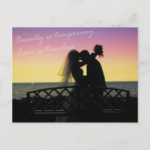 love is timeless postcard