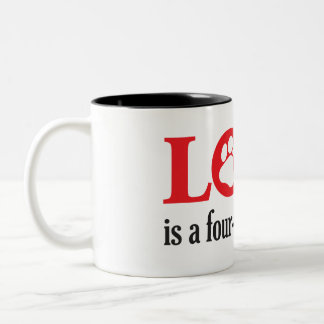 Love is Two-Tone coffee mug