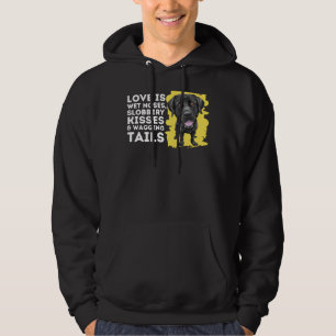 Love Is Wet Noses Labrador Retriever Dog Owner L Hoodie