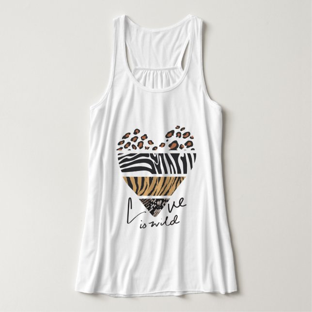 Love is Wild Singlet (Design Front)