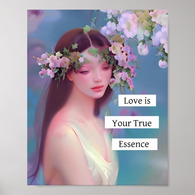 Love is Your True Essence | Fairy Like Angelic  Poster (Front)