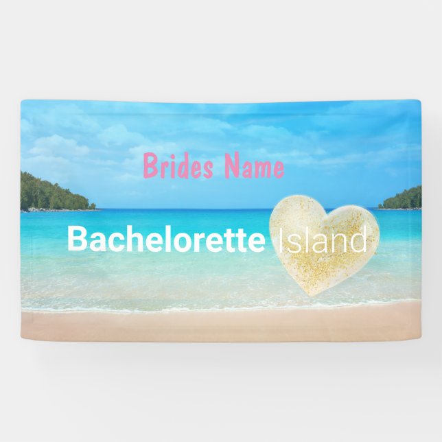 Love Island Bachelorette Party Banner (Horizontal)