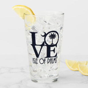 LOVE Isle of Palms SC Glass