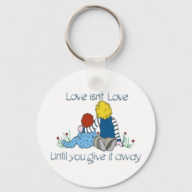 Love isn't Love Key Ring (Front)