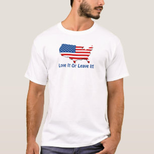 Love It America Men's Basic T T-Shirt