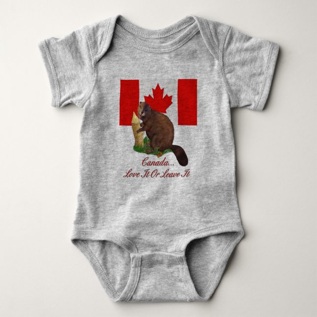 Love It or Leave It Baby Bodysuit (Front)