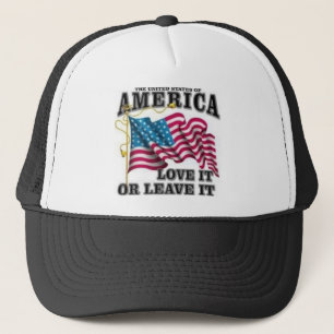 Love it or leave it trucker hat