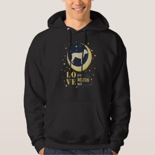 Love Italian Mastiff Cane Corso To The Moon Hoodie