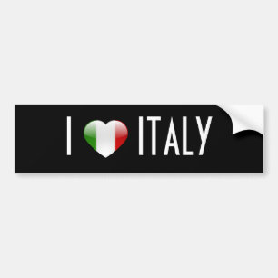 Love Italy Bumper Sticker