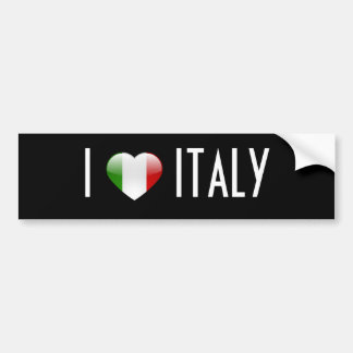 Love Italy Bumper Sticker
