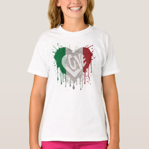 Love Italy Flag T-Shirt