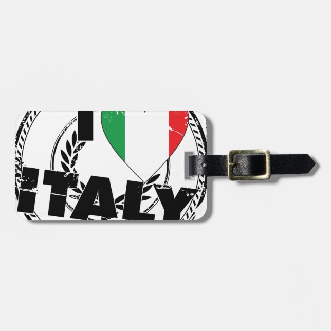 LOVE ITALY LUGGAGE TAG (Front Horizontal)