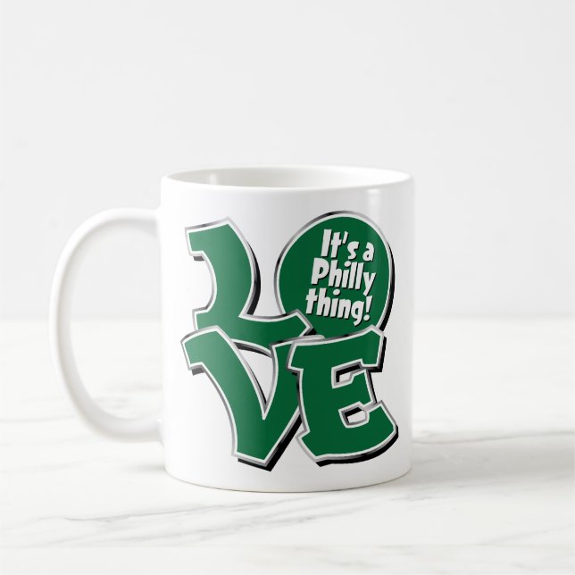 Love! It's a Philly thing! Coffee Mug (Left)