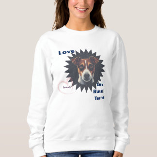Love Jack Russell Terrier ビンテージ風♡ Sweatshirt