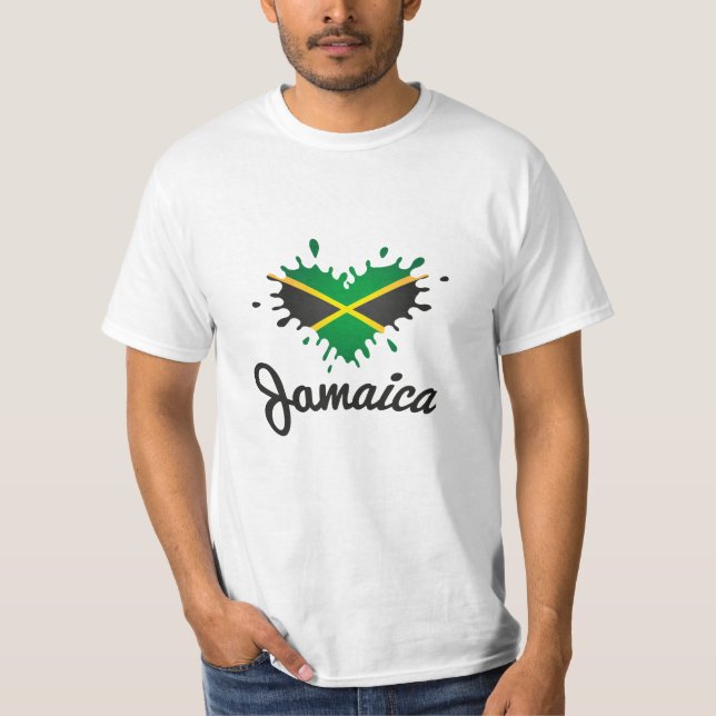 Love Jamaica - Proud Jamaicans - Boys Shirt (Front)