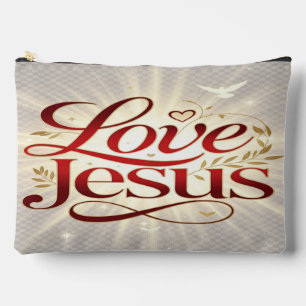 Love Jesus Accessory Pouch