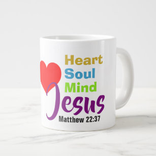 Love Jesus  - Jumbo Mug