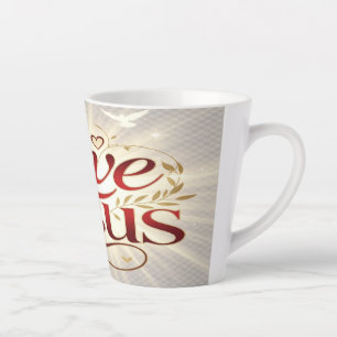 Love Jesus Latte Mug
