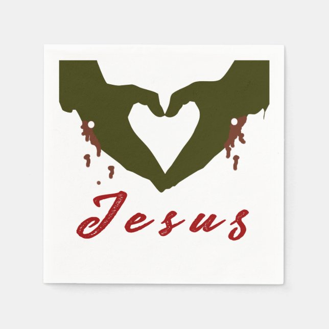 love Jesus Napkin (Front)