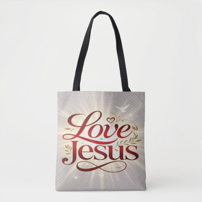Love Jesus Tote Bag (Front)