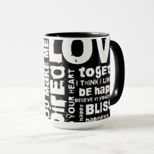 Love Joy Inspiration Words Valentine’s day Mug