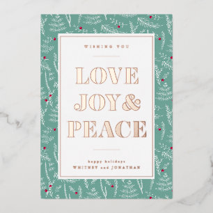 LOVE JOY & PEACE   Add Your Photo