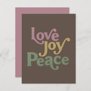 Love Joy Peace Card