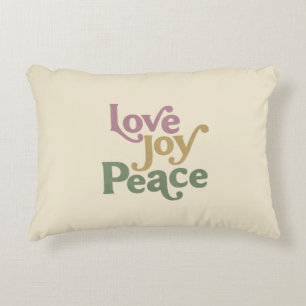 Love Joy Peace Decorative Cushion
