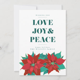 LOVE JOY & PEACE Merry Christmas Holiday