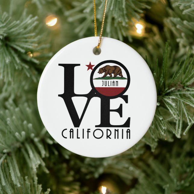 LOVE Julian California Ceramic Tree Decoration (Tree)