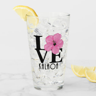LOVE Kalaoa Pink Glass
