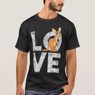 Love Kangaroo Australia Zookeeper Safari Animal T-Shirt