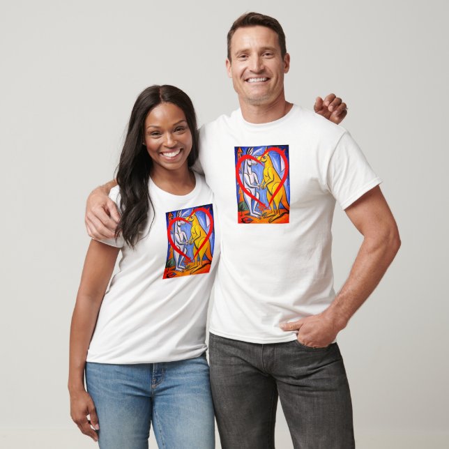 Love Kangaroos Australian Animal  T-Shirt (Unisex)