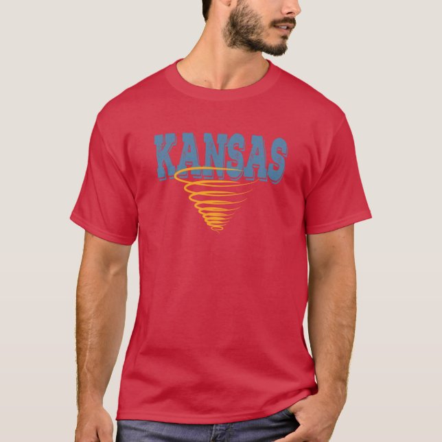 Love Kansas Tornado T-Shirt (Front)
