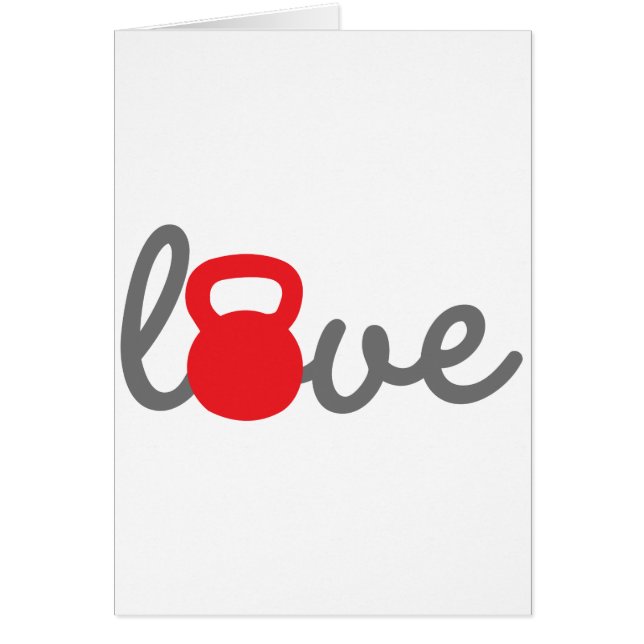 Love Kettlebell Red (Front)